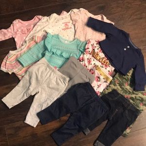 Fall/ winter Baby girl clothes bundle